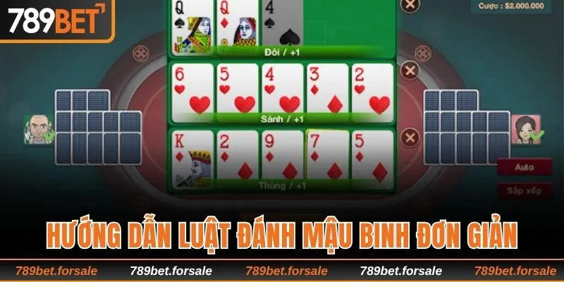 Hướng dẫn luật đánh Mậu Binh đơn giản 